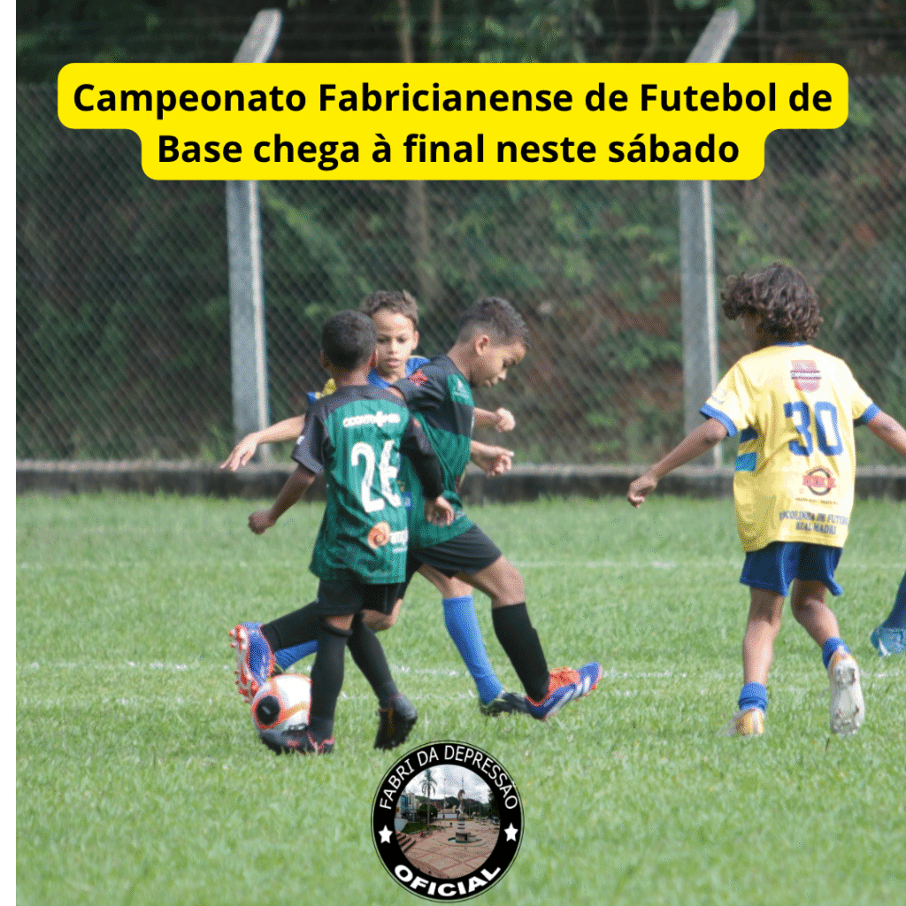Campeonato Fabricianense de Futebol de Base chega à final neste sábado 1 homen foi soterrado hoje no bairro recanto verde 1 4