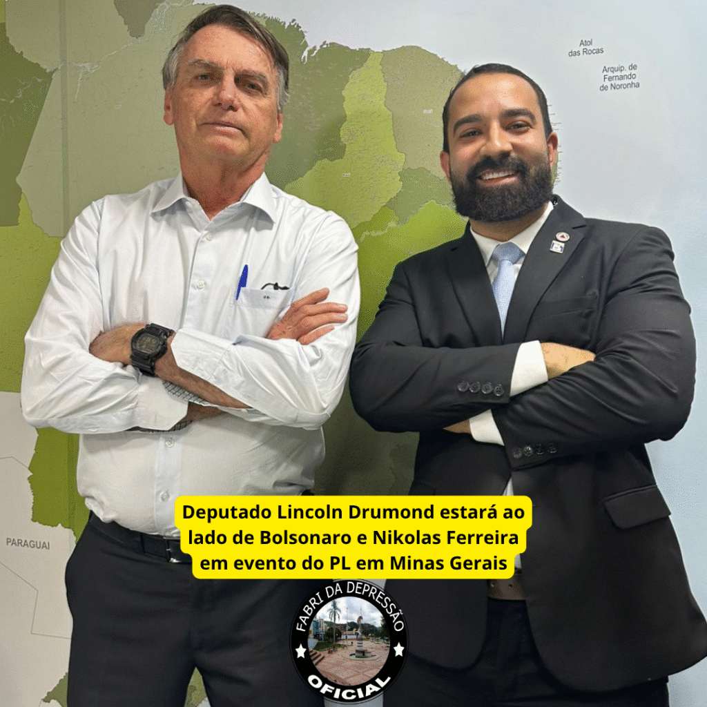 Deputado Lincoln Drumond estará ao lado de Bolsonaro e Nikolas Ferreira em evento do PL em Minas Gerais 1 homen foi soterrado hoje no bairro recanto verde 2 1 1