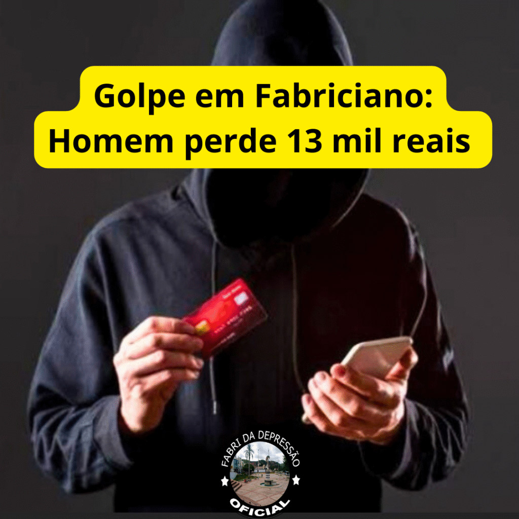 Golpe em Fabriciano:Homem perde 13 mil reais 7 homen foi soterrado hoje no bairro recanto verde 6
