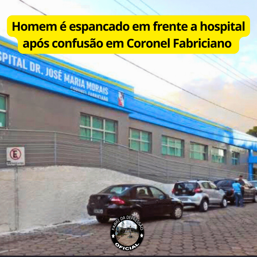 Homem é espancado em frente a hospital após confusão em Coronel Fabriciano 4 homen foi soterrado hoje no bairro recanto verde